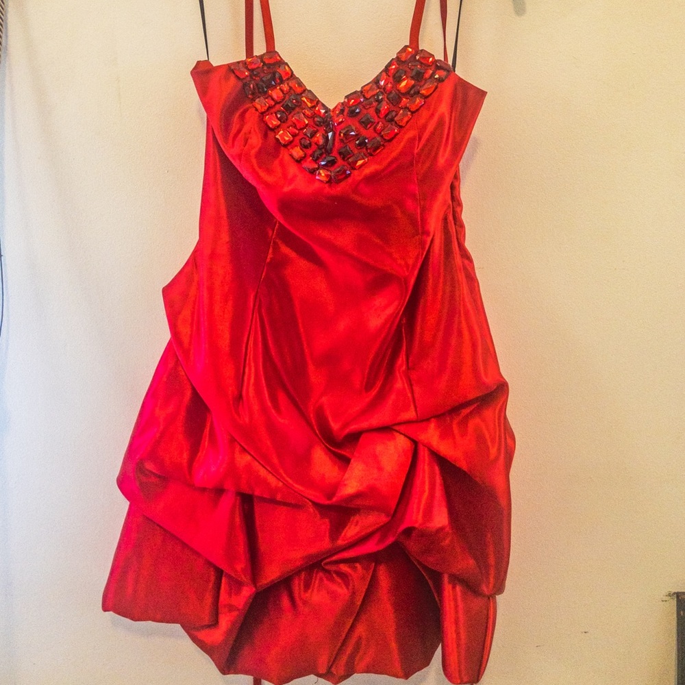 Jessica McClintock Red Party Dress